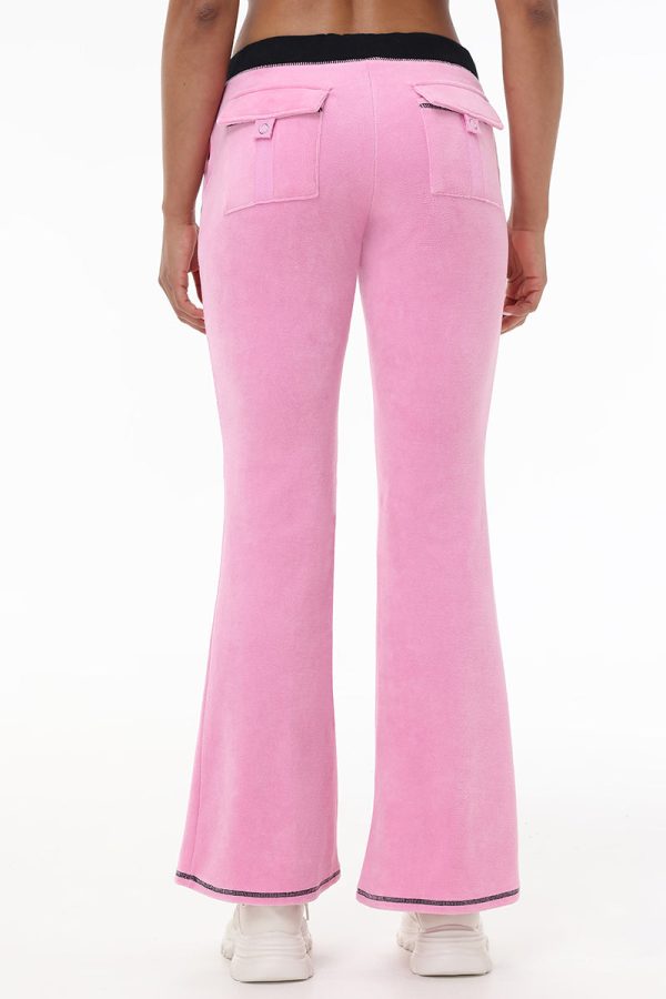 Sweetheart Cotton Velour Track Pants