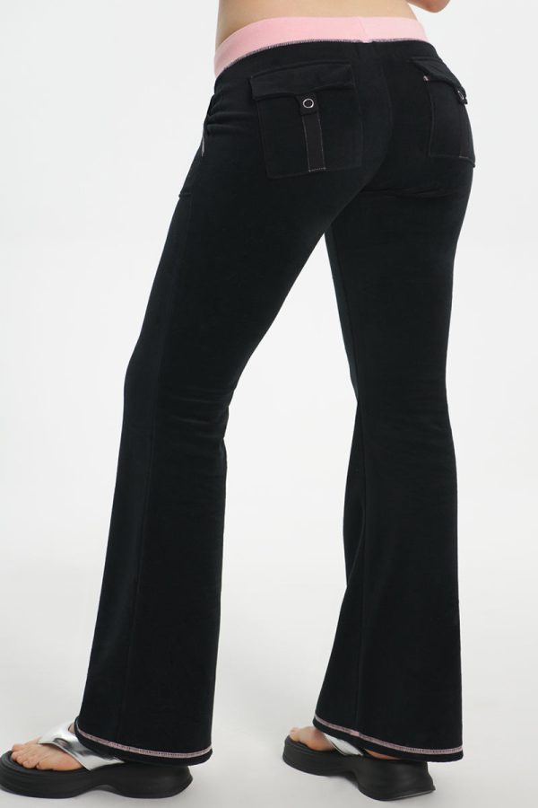 Sweetheart Cotton Velour Track Pants - Image 2