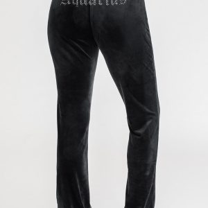 Aquarius Big Bling Velour Track Pants