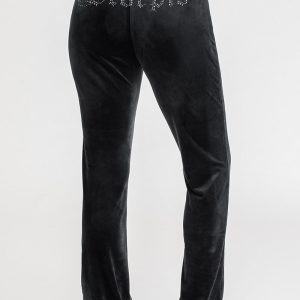 Scorpio Big Bling Velour Track Pants
