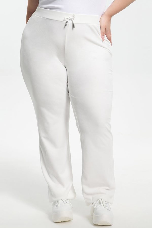 Bride Customizable Big Bling Velour Track Pants - Image 7