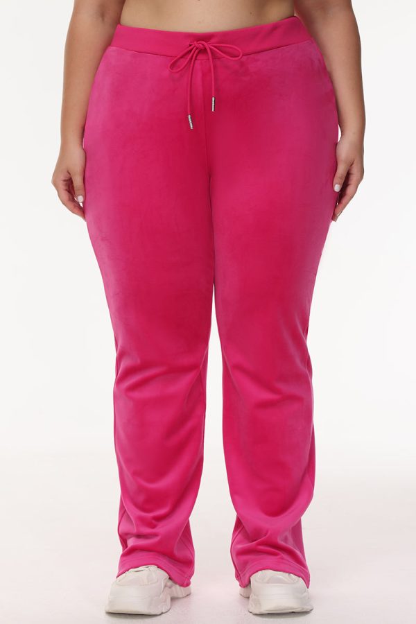 Bride Customizable Big Bling Velour Track Pants - Image 10