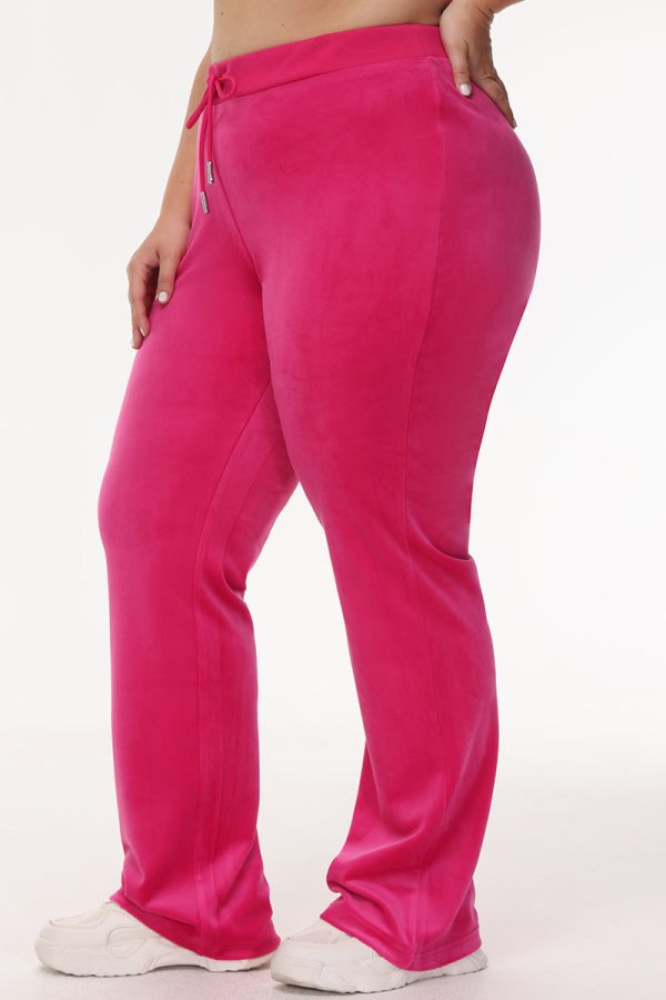 Bride Customizable Big Bling Velour Track Pants - Image 12