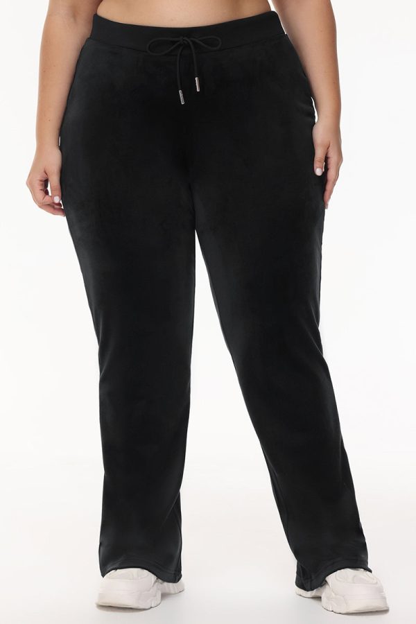 Bride Customizable Big Bling Velour Track Pants - Image 7