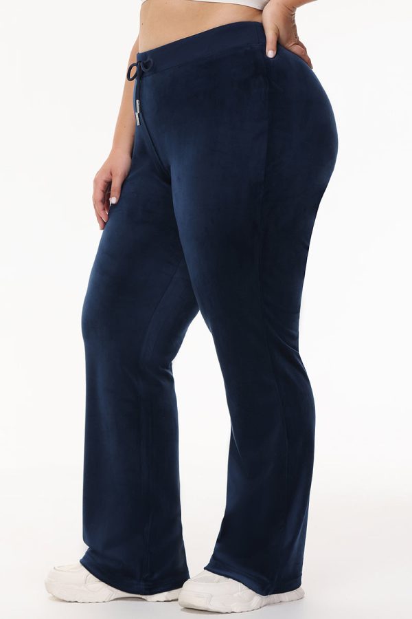 Bride Customizable Big Bling Velour Track Pants - Image 10