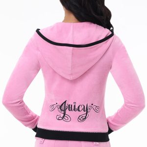 Sweetheart Cotton Velour Hoodie