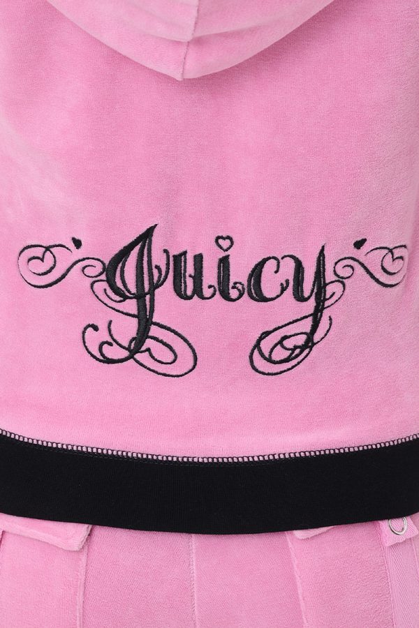 Sweetheart Cotton Velour Hoodie - Image 4