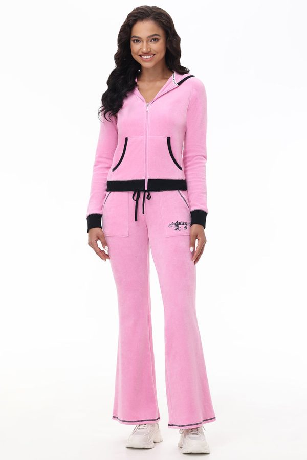 Sweetheart Cotton Velour Hoodie - Image 5