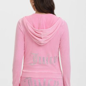 Big Bling Towel Terry Zip Hoodie