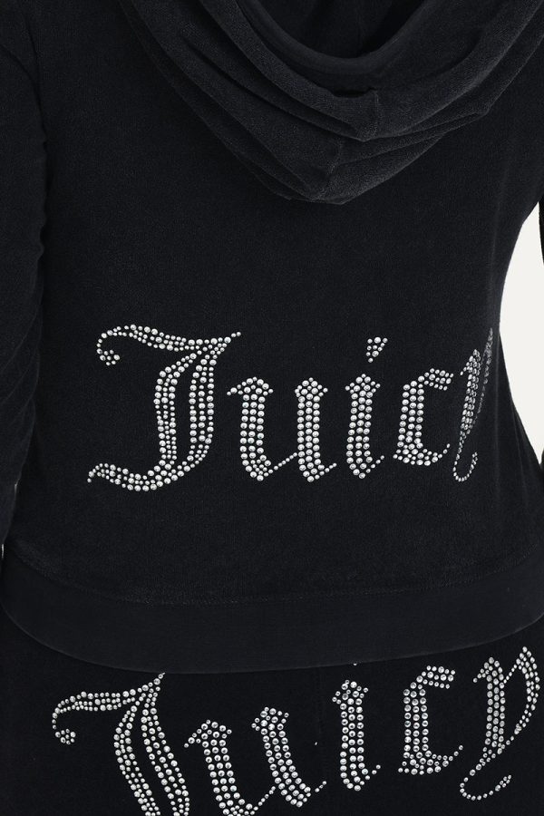 Big Bling Towel Terry Zip Hoodie - Image 4