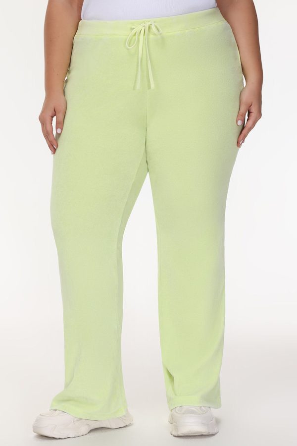 Plus-Size Big Bling Towel Terry Track Pants - Image 2