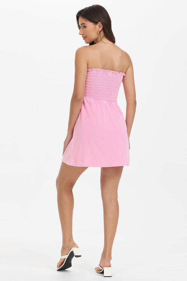 Towel Terry Smocked Dress - Image 3