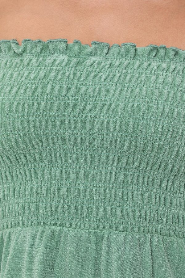 Towel Terry Smocked Dress - Image 4
