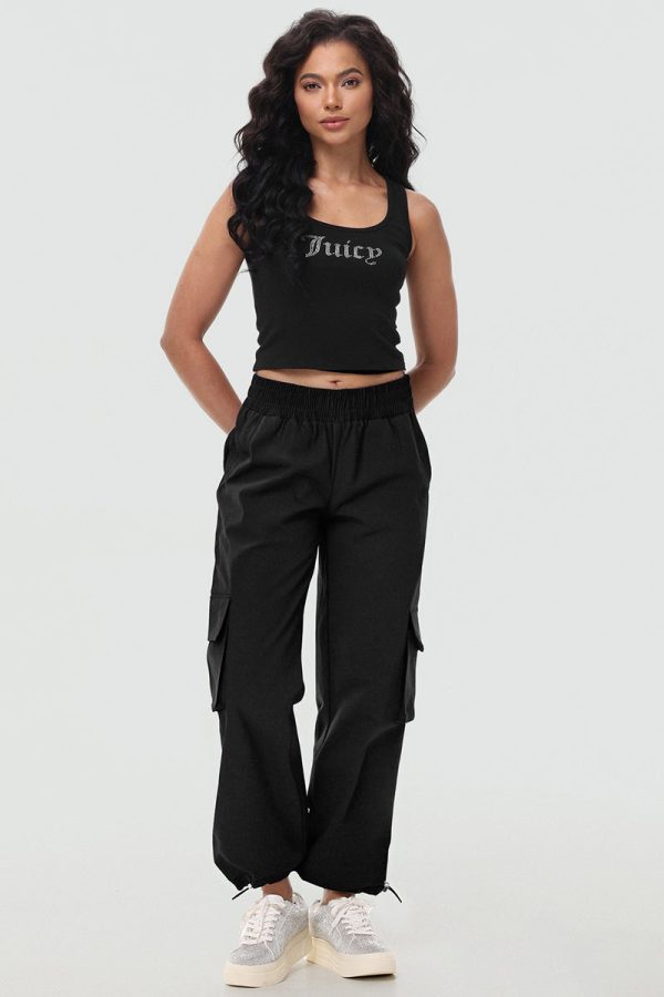 Big Bling Woven Cargo Pants - Image 6
