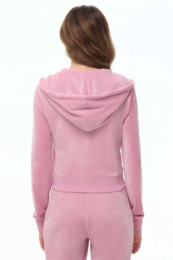 Lace Rhinestone Classic Hoodie - Image 3