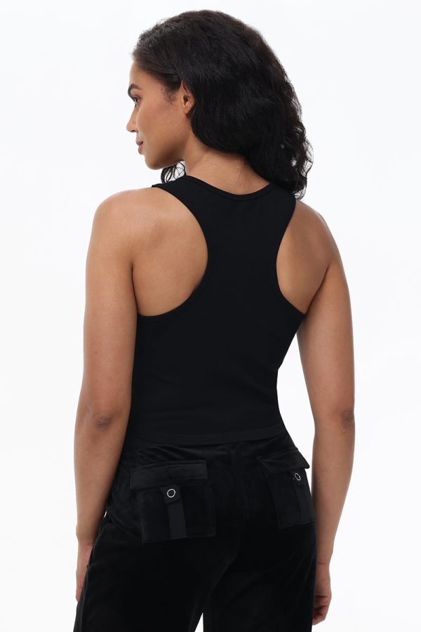 Small Bling High Neck Crop Tank - Image 3