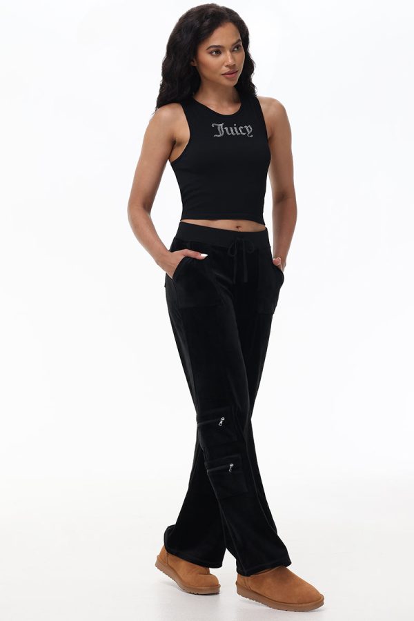 Small Bling High Neck Crop Tank - Image 5