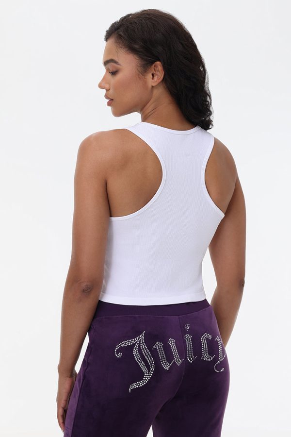 Small Bling High Neck Crop Tank - Image 3