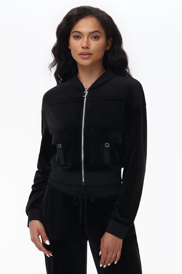 Big Bling Cargo Bomber Jacket - Image 2