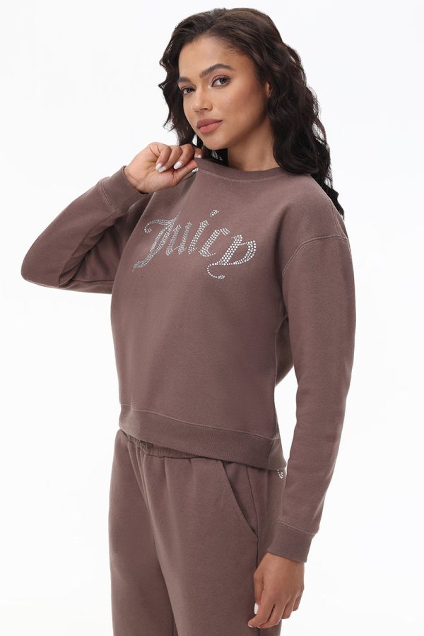 Big Bling Fleece Crewneck Pullover - Image 2