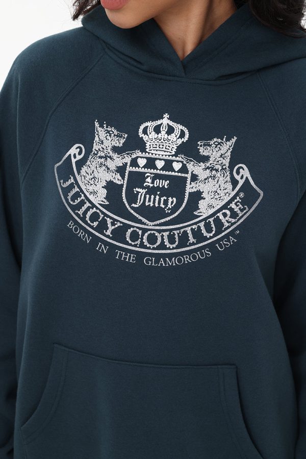 Oversized Fleece Scottie Dog Hoodie - Image 4