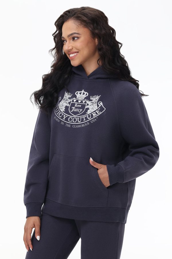 Oversized Fleece Scottie Dog Hoodie - Image 2