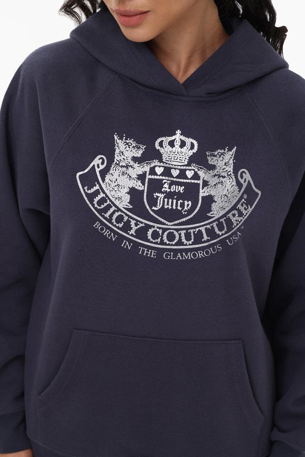 Oversized Fleece Scottie Dog Hoodie - Image 4