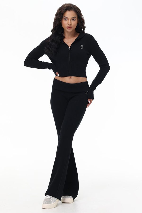 Small Bling Knit Cropped Jacket - Image 5