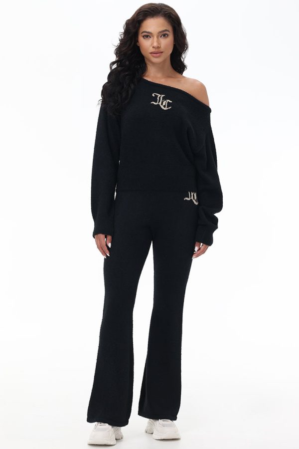 Metallic Eyelash Flared Pant - Image 5