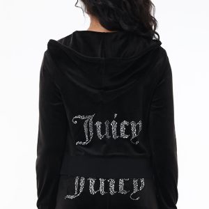 Mixed Crystals Velour Hoodie