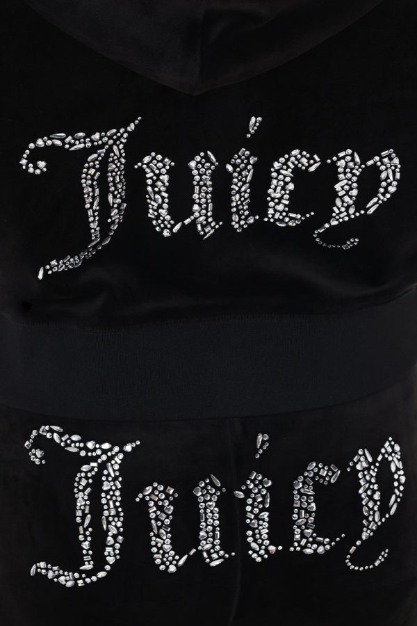 Mixed Crystals Velour Hoodie - Image 4