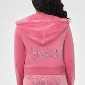 Mixed Crystals Velour Hoodie