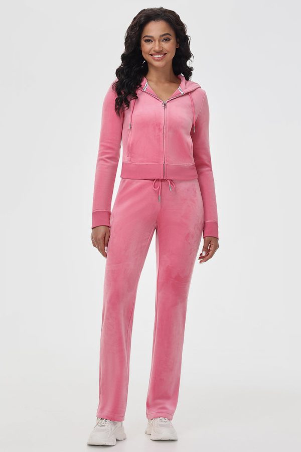 Mixed Crystals Velour Hoodie - Image 6