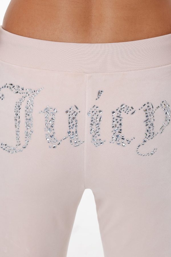 Mixed Crystals Velour Track Pants - Image 4