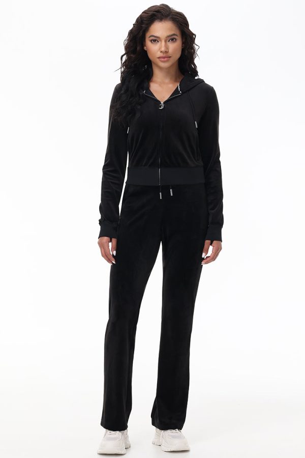 Mixed Crystals Velour Track Pants - Image 5