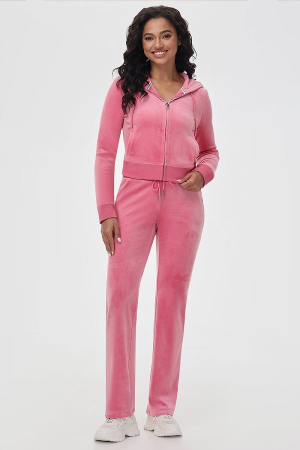 Mixed Crystals Velour Track Pants - Image 6