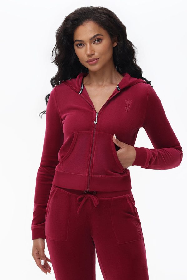 Heritage Cotton Velour Hoodie