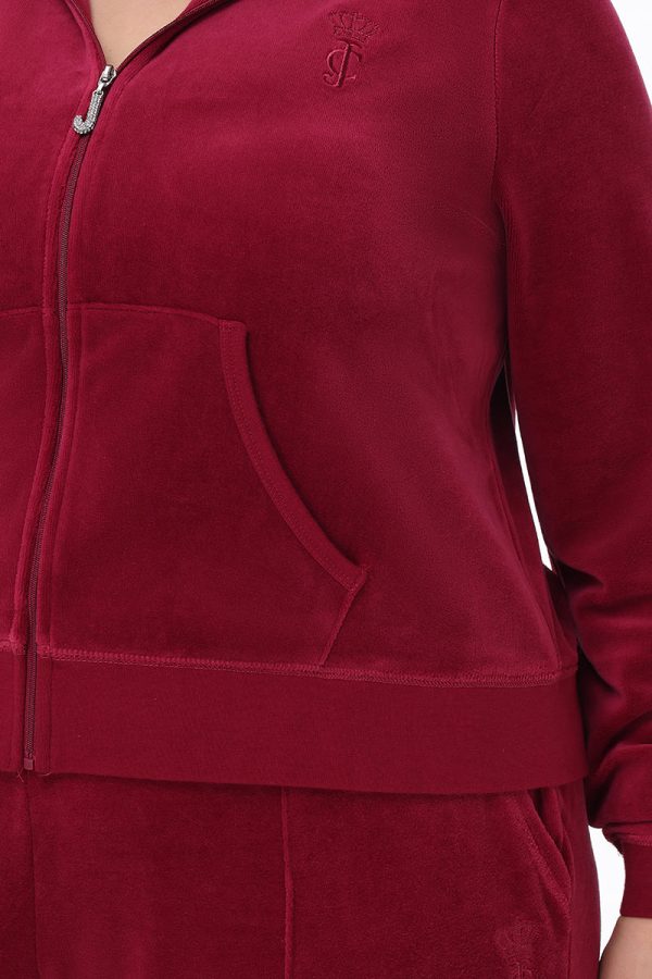 Plus-Size Heritage Cotton Velour Hoodie - Image 4