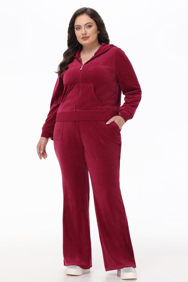 Plus-Size Heritage Cotton Velour Hoodie - Image 5