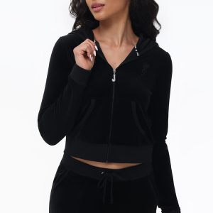Heritage Cotton Velour Hoodie