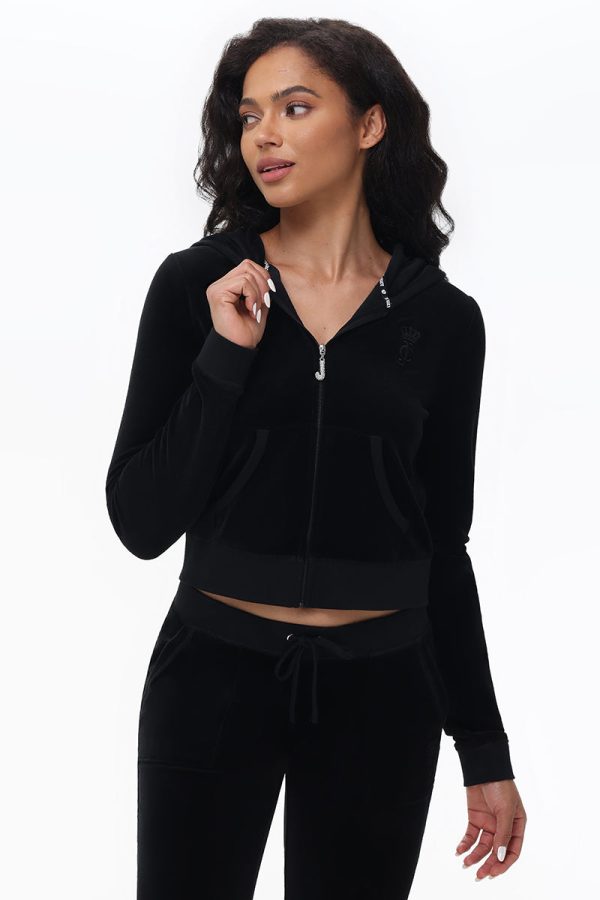 Heritage Cotton Velour Hoodie
