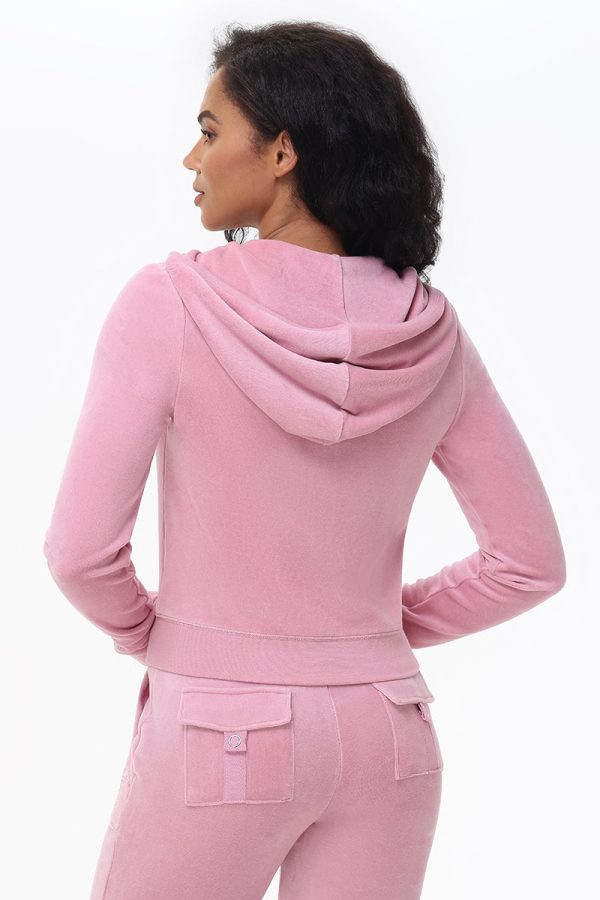 Heritage Cotton Velour Hoodie - Image 3