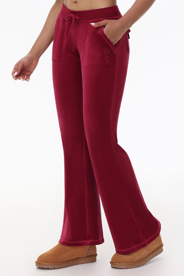 Heritage Cotton Velour Track Pants - Image 3