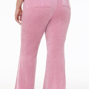 Plus-Size Heritage Cotton Velour Track Pants