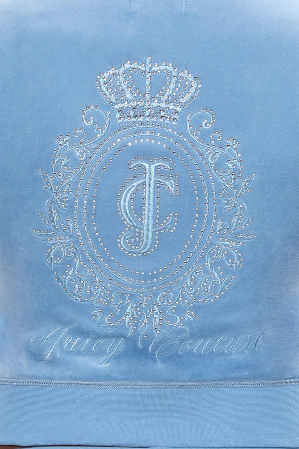 Crown Heritage Cotton Velour Hoodie - Image 5