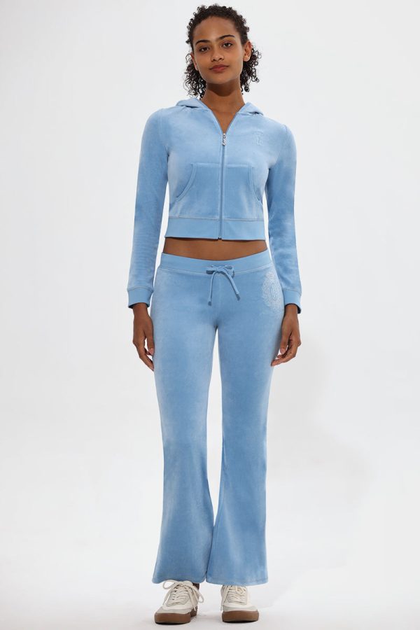 Crown Heritage Cotton Velour Hoodie - Image 6
