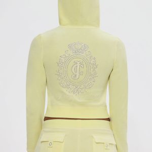 Crown Heritage Cotton Velour Hoodie
