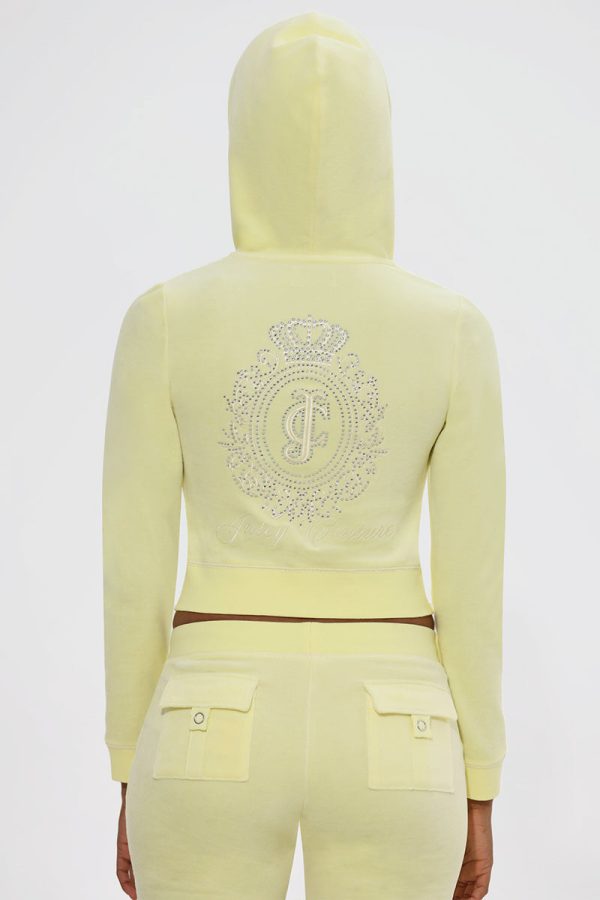 Crown Heritage Cotton Velour Hoodie