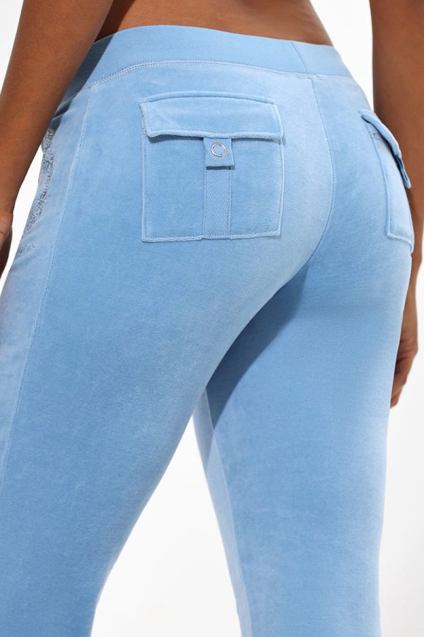 Crown Heritage Cotton Velour Track Pants - Image 4