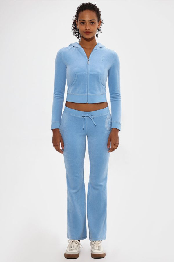 Crown Heritage Cotton Velour Track Pants - Image 5